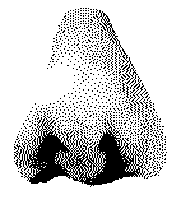 Pixel Dithering Sticker by virartz