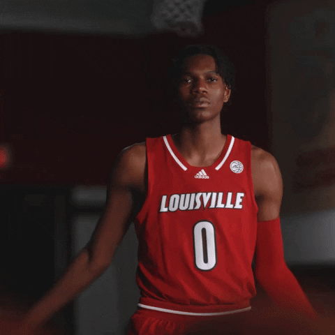 College Basketball Sport GIF by Louisville Cardinals