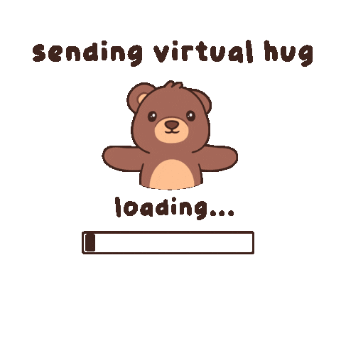 I Love You Teddy Sticker by BEARISH