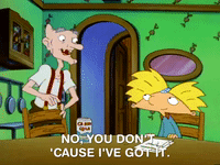 hey arnold nicksplat GIF