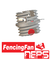 fencingfanneps fencingfanneps nepsys Sticker