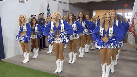 dccmakingtheteam giphyupload dance football dancing GIF