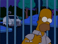 break in homer simpson GIF
