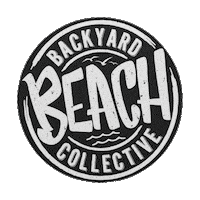 backyardbeachcollective backyard backyard beach collective backyardbeachcollective backyard beach Sticker