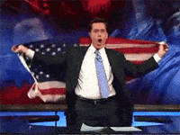 Stephen Colbert Win GIF