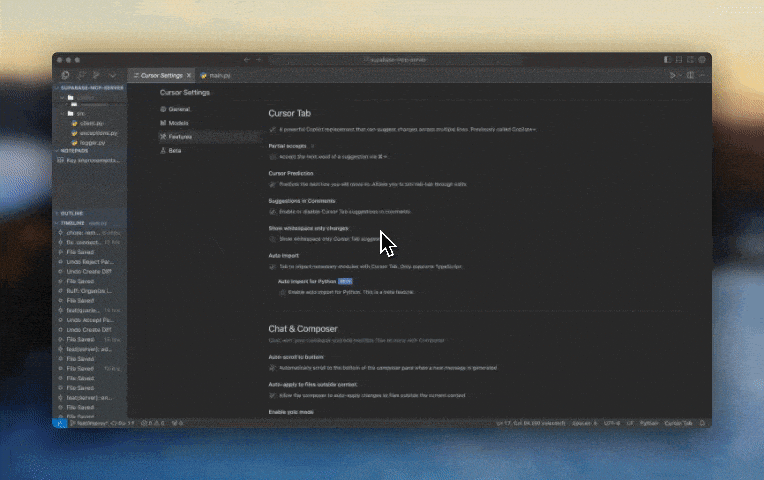 Supabase MCP Server Demo