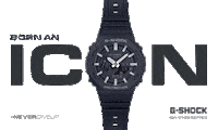 CASIOUK watch watches never give up casio Sticker