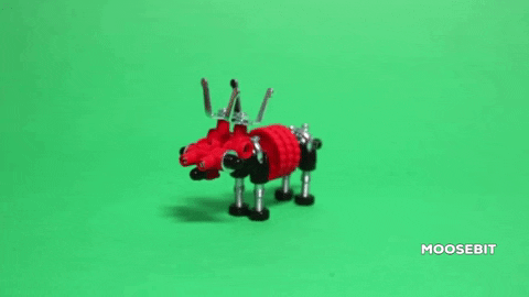 Robot Moose GIF by TheOffbits