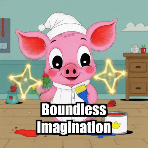 Wisdom Imagination GIF by The Pigasso