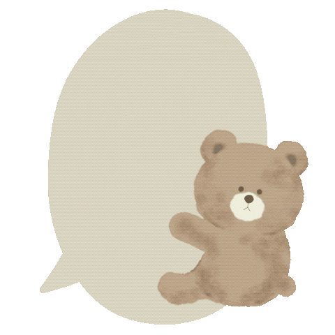 くま ふきだし Sticker by fuwakuma.yuco