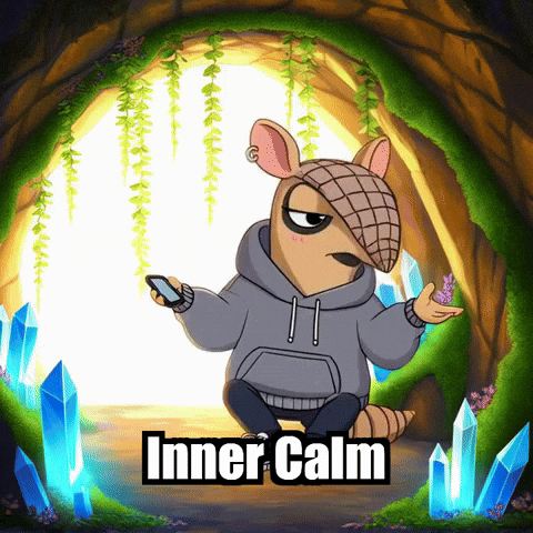 Peace Inner Calm GIF by Chillo Dillo