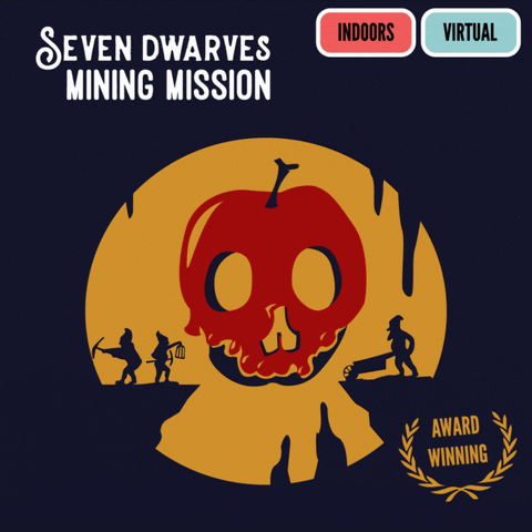 improbableescapess giphyupload improbable escapes seven dwarfs mining mission GIF
