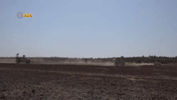 US Armored Vehicles Head Toward Kobani