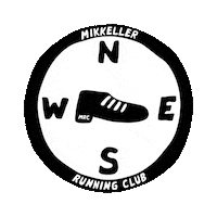 mrc running Sticker by Mikkeller