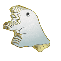 Halloween Ghost Sticker by Shimizukouen