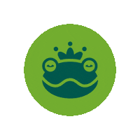vorrey_it food pizza delivery frog Sticker
