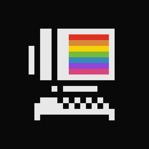 Rainbow Love GIF by braindead.gif