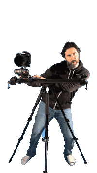 JesseHladyStudios video camera photographer videographer Sticker