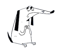 laurukio puppy scared nervous shy Sticker