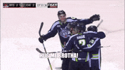 Chicago-Wolves fun celebrate goal hockey GIF