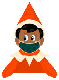Christmas Elf Sticker