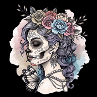 Day Of The Dead Beauty GIF