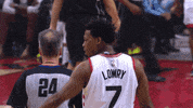 High Five Toronto Raptors GIF by NBA