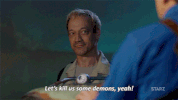 bruce campbell demons GIF by Ash vs Evil Dead