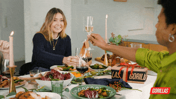 Celebrate Dinner Party GIF by Gorillas