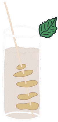 Ginger Detox Sticker by zartmintdesign