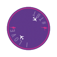 Viagens Love Sticker by Aussie Brasil
