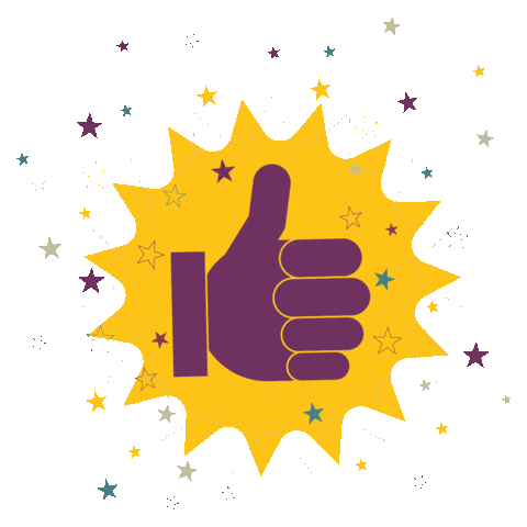 Uni Thumbs Up Sticker by University of Winchester