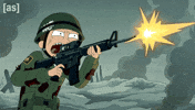 Screaming War GIF by Adult Swim