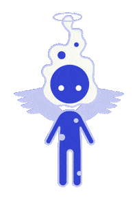 Angel Chibi Sticker by TheFactory.video