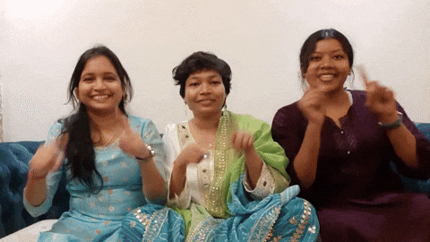 Girl Friends Dancing GIF