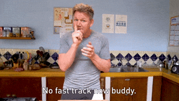 No Fast Track Now Buddy