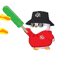 Blocking Digital Art Sticker by Pudgy Penguins