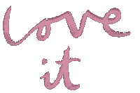 Love It Pink Sticker by Louisa Taylor Studio