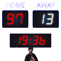13 Away Sticker