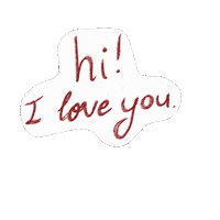 I Love You Sticker