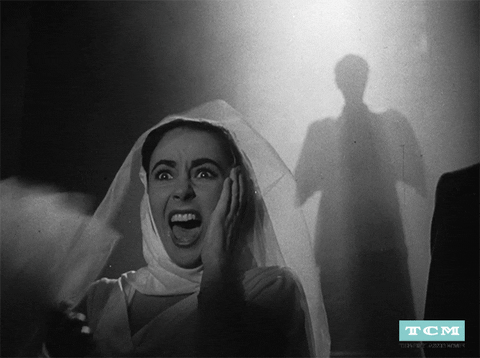 screaming black and white GIF by Turner Classic Movies
