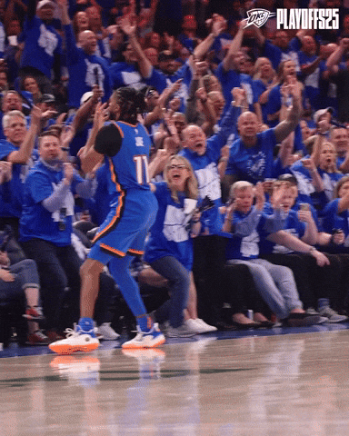 Nba Playoffs Basketball GIF by OKC Thunder
