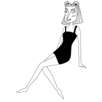 Wink Kiss Sticker by Konjak Paris