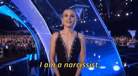 Kristen Bell Narcissist GIF by Actor Awards