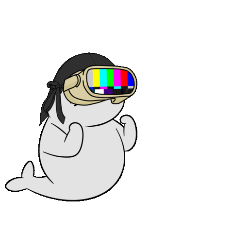 Virtual Reality Fun Sticker by Sappy Seals Community