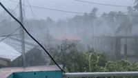 Typhoon Rai Batters Coastal Areas Close to Surigao City