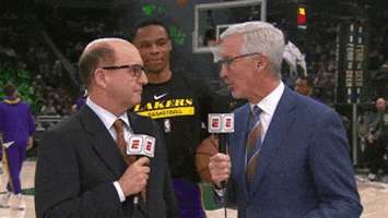 Los Angeles Lakers Hello GIF by NBA