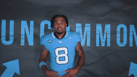 University Of North Carolina Football GIF by UNC Tar Heels