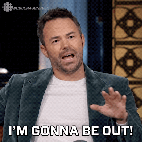 Dragons Den Goodbye GIF by CBC