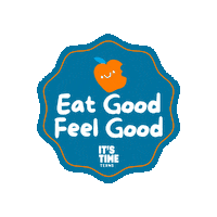 itstimetx apple eat healthy community challenge eat good feel good Sticker
